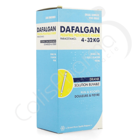 Dafalgan Pediatrie 30 mg/ml - Siroop 90 ml