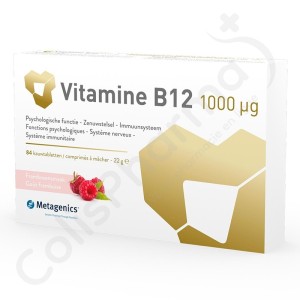 Vitamine B12 1000 µg - 84 comprimés à mâcher