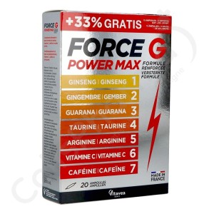 Force G Power Max - 20 ampullen