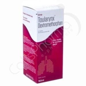 Toularynx Dextromethorphan Droge Hoest Zonder Suiker 1,5 mg/ml - Siroop 180 ml