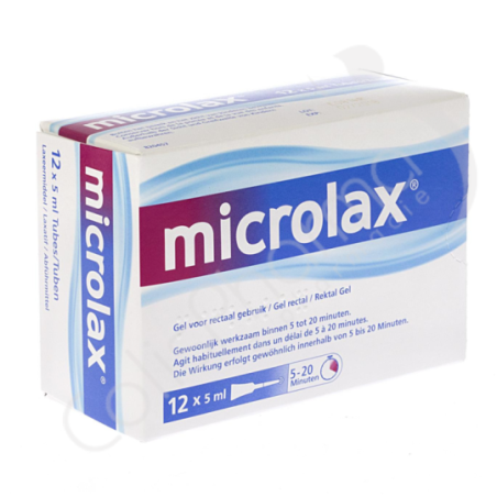 Microlax - Oplossing voor rectaal gebruik 12x5 ml