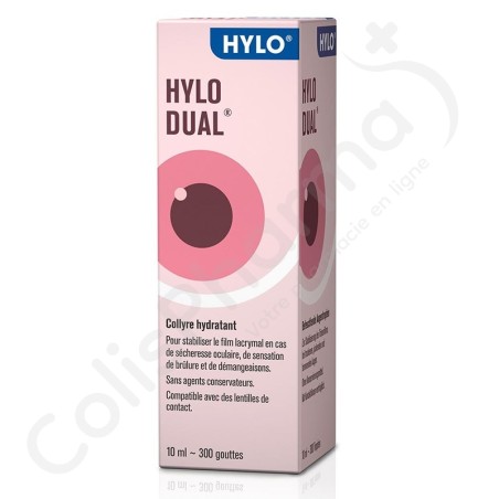 Hylo Dual - 300 gouttes oculaires