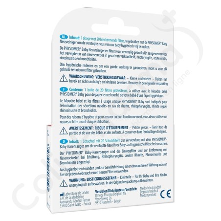 Physiomer Baby Filtre - 20 filtres