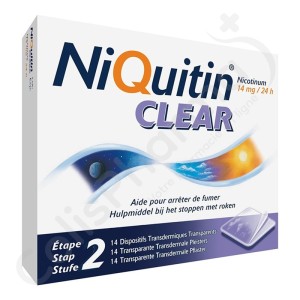 NiQuitin Clear 21 mg - 14 patchs