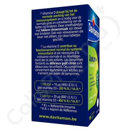 Davitamon Vitamine D Junior Citroen - 150 tabletten