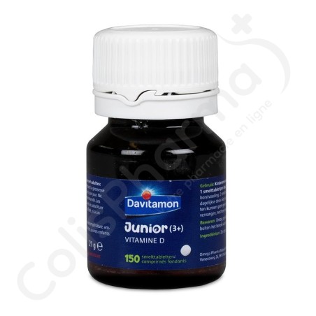 Davitamon Vitamine D Junior Citroen - 150 tabletten