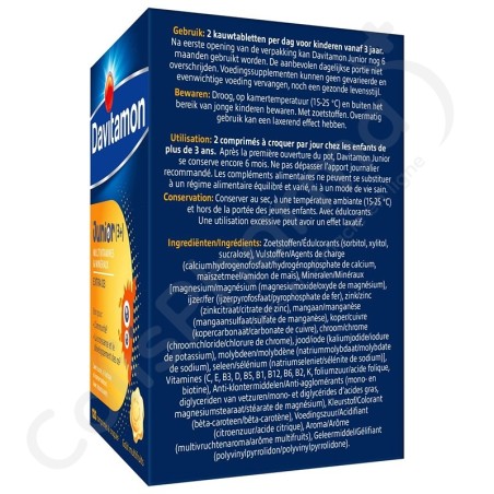 Davitamon Junior Multivitaminen Multifruits - 120 tabletten
