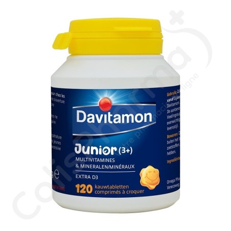 Davitamon Junior Multivitamines - 120 comprimés