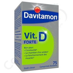 Davitamon Vitamine D Forte - 75 comprimés