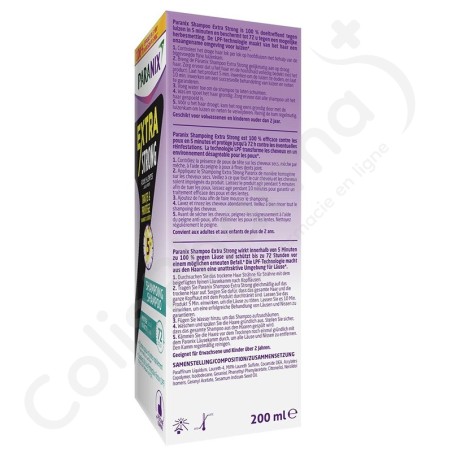 Paranix Shampoo Extra Strong - 200 ml + Kamm