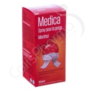 Medica Menthol Sans Sucre 20 mg/10 ml - Spray 30 ml
