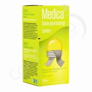 Medica Citroen Zonder Suiker 20 mg/10 ml - Spray 30 ml