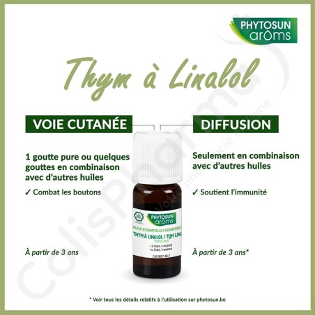 Phytosun Tijm Linalol - 5 ml