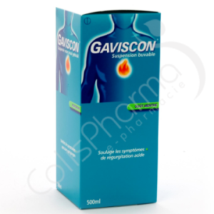 Gaviscon Goût Menthe - Suspension buvable 500 ml