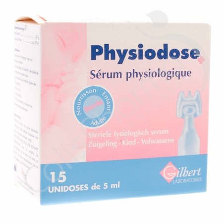 Physiodose Fysiologisch serum - 15 unidoses van 5 ml