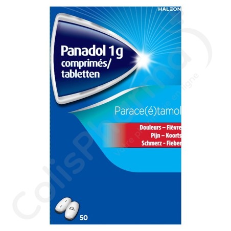 Panadol 1g - 50 comprimés