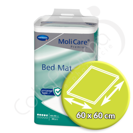 Molicare Bed Mat 5 Druppels 60 x 60 cm - 30 onderleggers