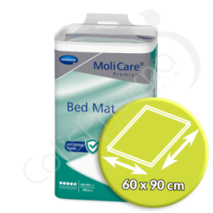 Molicare Bed Mat 5 Druppels 60 x 90 cm - 30 onderleggers