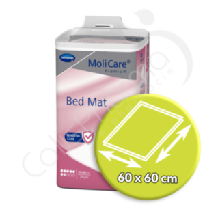 Molicare Bed Mat 7 Gouttes 60 x 60 cm - 25 alèses