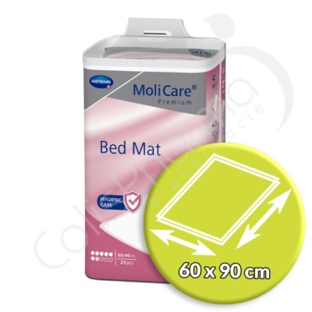 Molicare Bed Mat 7 Druppels 60 x 90 cm - 25 onderleggers