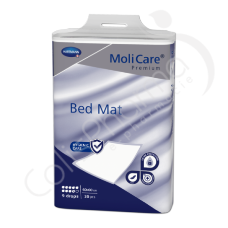 Molicare Bed Mat 9 Druppels 60 x 60 cm - 30 onderleggers