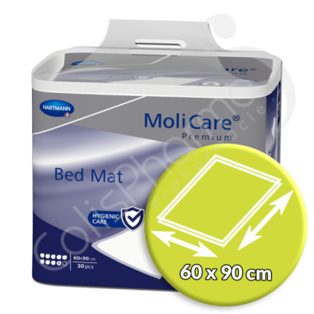 Molicare Bed Mat 9 Druppels 60 x 90 cm - 30 onderleggers