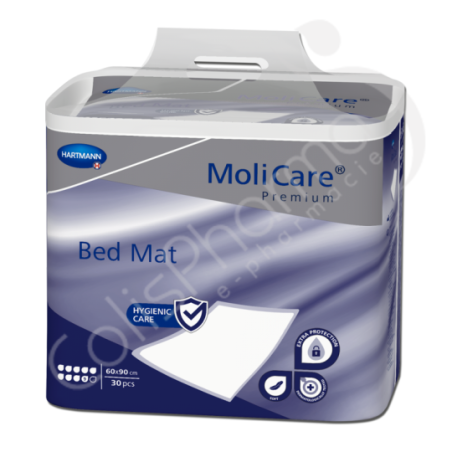 Molicare Bed Mat 9 Druppels 60 x 90 cm - 30 onderleggers