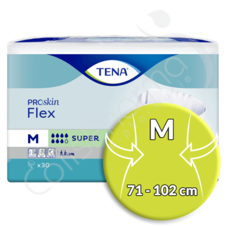Tena Flex Super Medium - 30 changes avec ceinture