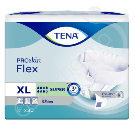 Tena Flex Super Extra Large - 30 changes avec ceinture