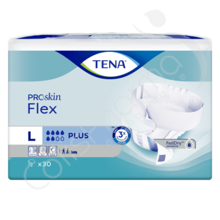 Tena Flex Plus Large - 30 incontinentiebroekjes met heupband