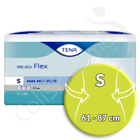 Tena Flex Plus Small - 30 incontinentiebroekjes met heupband