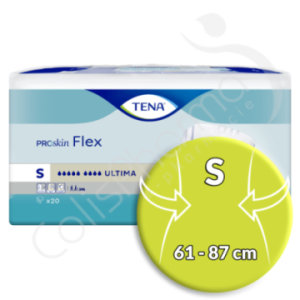 Tena Flex Ultima Small - 20 changes avec ceinture