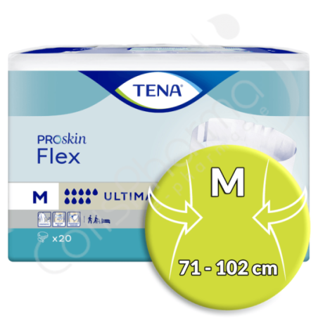 Tena Flex Ultima Medium - 20 changes avec ceinture