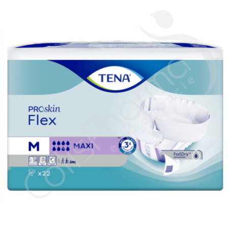 Tena Flex Maxi Medium - 22 changes avec ceinture