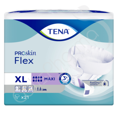 Tena Flex Maxi Extra Large - 21 changes avec ceinture