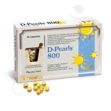 D-Pearls 800 - 40 capsules