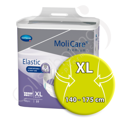Molicare Elastic 8 Gouttes Extra Large - 14 changes complets