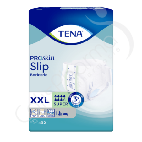 Tena Slip Bariatric Super XXL - 32 kleefluiers