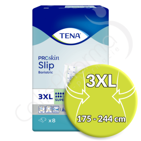 Tena Slip Bariatric Super XXXL - 8 changes complets