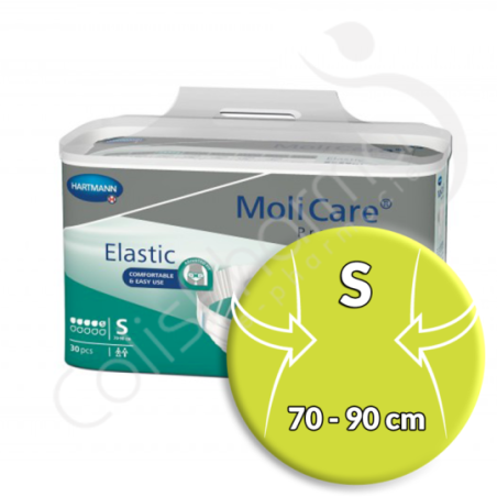 Molicare Elastic 5 Druppels Small - 30 kleefluiers