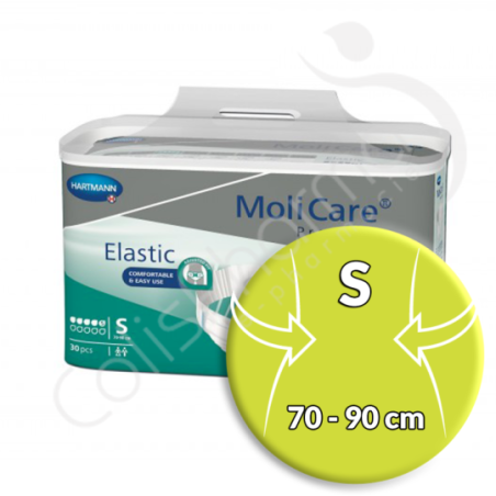Molicare Elastic 5 Gouttes Small - 30 changes complets