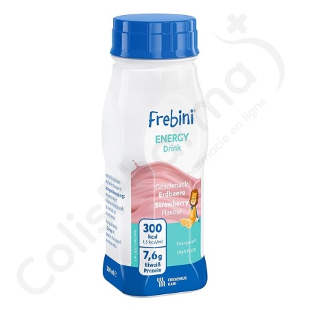 Frebini Energy Drink Fraise - 4x200 ml