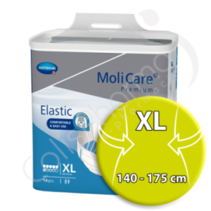 Molicare Elastic 6 Gouttes Extra Large - 14 changes complets