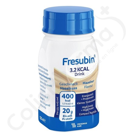 Fresubin 3.2kcal Drink Noisette - 4x125 ml