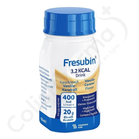Fresubin 3.2kcal Drink Vanille/Caramel - 4x125 ml