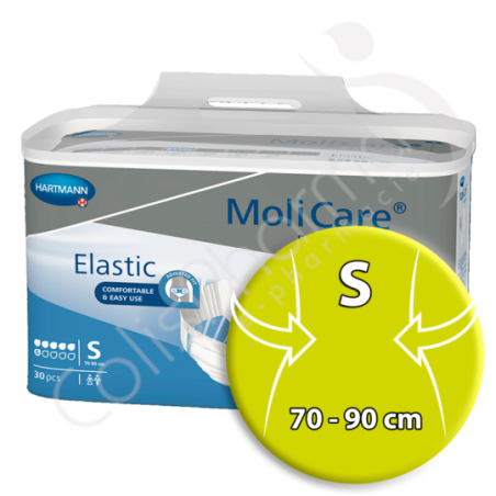 Molicare Elastic 6 Gouttes Small - 30 changes complets