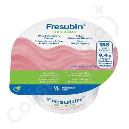 Fresubin DB Crème Aardbei - 4x125 g