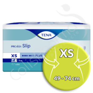 Tena Slip Plus Extra Small - 30 changes complets