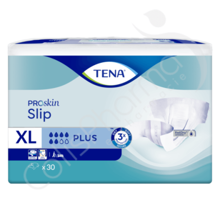 Tena Slip Plus Extra Large - 30 changes complets