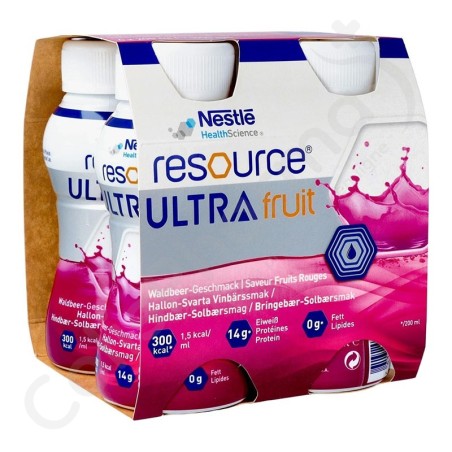 Resource Ultra Fruit Fruits Rouges - 4x200 ml Resource Ultra Fruit Fruits Rouges - 4x200 ml